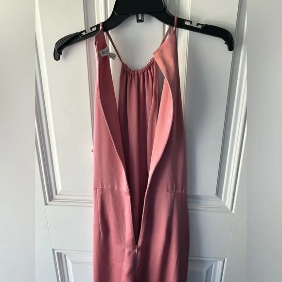 Shona Joy NEW Luxe Tie Sleeveless Midi Dress in Rose Size 10 - Picture 10 of 13